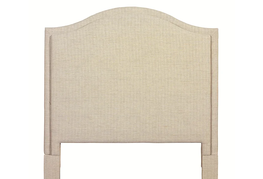 Custom Upholstered Beds Full Vienna Upholstered Headboard by Bassett at Esprit Decor Home Furnishings